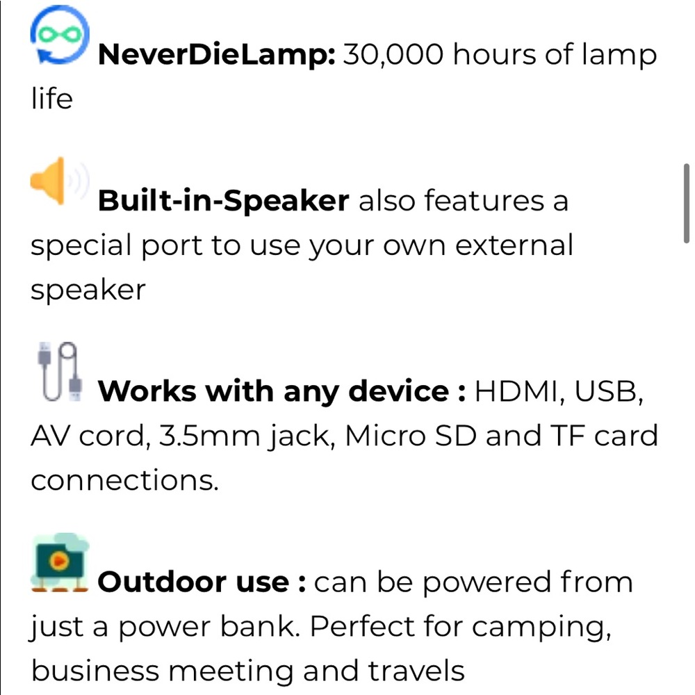 Mini Projector - Picture 5 of 5